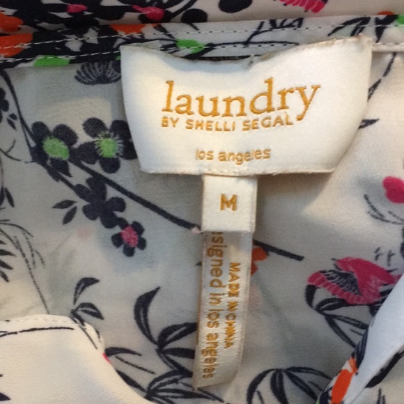 Laundry by Shelli Segal sleeveless top. Sz M - Picture 5 of 7